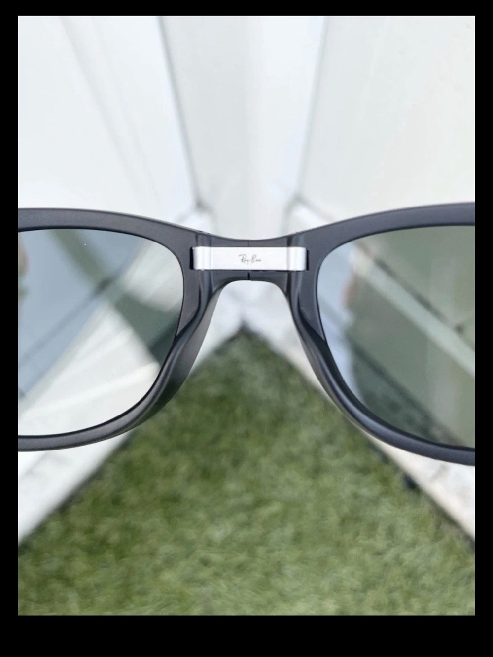 Ray-Ban Black Folding Wayfarer Sunglasses with Black Case - Picture 8 of 8